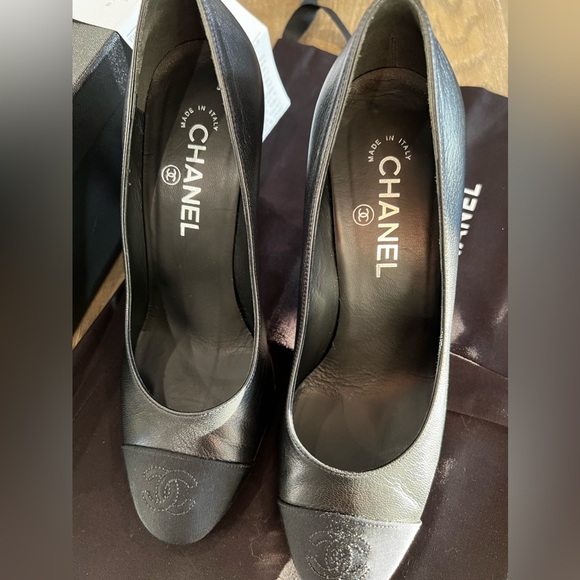 Chanel pumps heels with pearls size 39 black - Picture 5 of 9